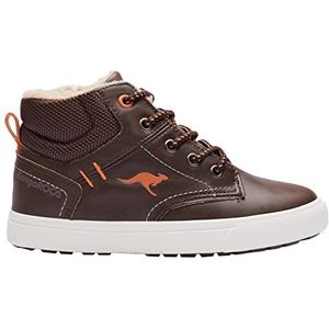 KangaROOS Kavu X Sneakers, uniseks, bruin (dark brown/orange), 37 EU, donkerbruin en oranje, 37 EU