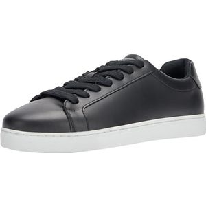 SELETED HOMME SLHEVAN Leather NOOS Sneakers voor heren, zwart, 46 EU, zwart, 46 EU