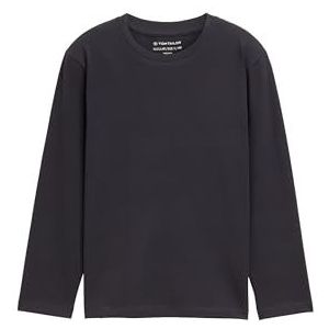 TOM TAILOR T-shirt met lange mouwen voor jongens, 29476 - Coal Grey, 140