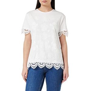 Desigual Dames Ts_gant T-shirt, wit (blanco 1000), XS