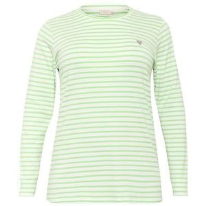 T-shirt - Wit - Lange Mouwen - Regular Fit