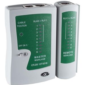 Netwerkkabeltester RJ11 RJ12 RJ45 ISDN LAN netwerkkabel patchkabel CAT6 CAT7 CAT8 kabeltester kabeltester