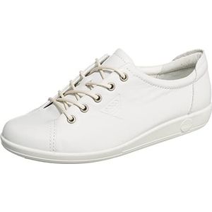 ECCO Soft 2 0 Dames Veterschoenen - Wit