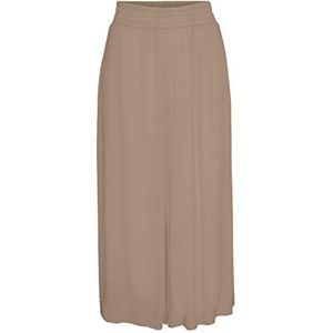 Vero Moda Vmmenny HW Culotte Pant Wvn Damesbroek, Silver Mink, S