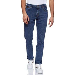 Wrangler Texas Contrast Straight Jeans voor heren, Stonewash 010, 31W / 32L