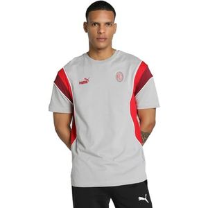 AC Milan T-shirt FtblArchive, grijs, volwassenen, uniseks, XL