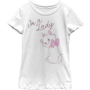 Disney - A Lady Girls Crew neck T-Shirt White 104