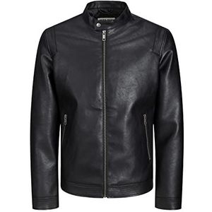 JACK & JONES Jjerocky Clean Jacket PS Herenjas, Zwart, 4XL