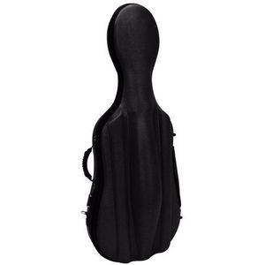 GEWA Cello koffer Softcase CS02 maat 4/4, zwart, scheur- en waterbestendig, met rugzakriem