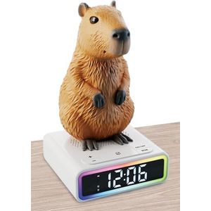 Lisciani - RAINY DAYS Capybara - Digitale Wekker - Veelkleurig - RGB LED - Schermvrije Activiteit