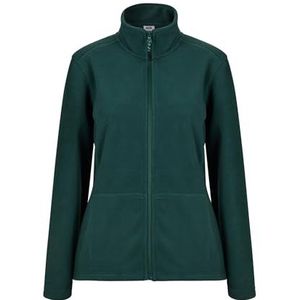Mukua Perth Woman fleecejack voor dames, donkergroen, maat M, Groen, M