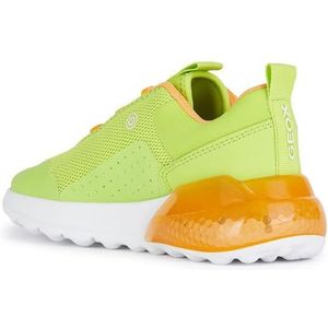 Geox J ACTIVART ILLUMINUS Sneaker, Lime, 33 EU, lime, 33 EU