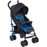 Chicco - Buggy Echo - Verstelbaar en Opvouwbaar - Lichtgewicht Kinderwagen - Modern Ontwerp - Vanaf Geboorte tot 22 kg - Blauw