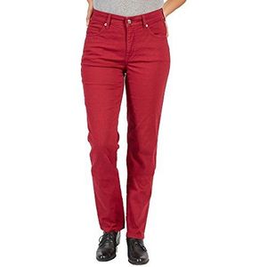 MAC Jeans Dames Melanie Skinny Jeans, Rood (robijn rood 458r), 34W / 30L