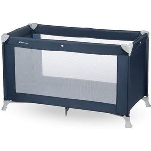 Bebeconfort Soft Dreams, Reisbedje Baby, 0 - 3 jaar (0 - 15 kg), Lichtgewicht Campingbedje, Matras van Houtvezel en Schuim (60 x 120 cm), Draagtas, Compact Opvouwbaar, Navy Blue