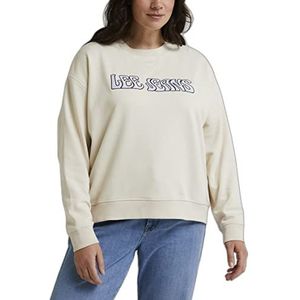 Lee Cropped sweatshirt voor dames, Chiffon, XL
