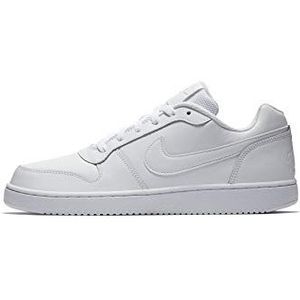 Nike Ebernon Low Basketbalschoenen voor heren, Wit 100, 45.5 EU