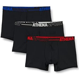 ATHENA ondergoed heren, zwart/zwart, XL