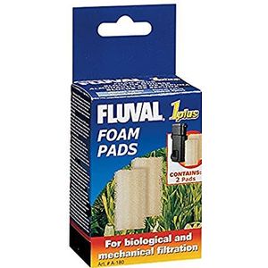 Fluval 1 + schuimrubberen cartridge standaard filtering