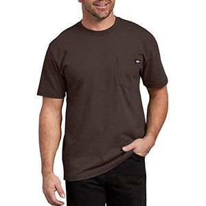 Dickies T-shirt voor heren, Chocolade Bruin, 4XL grote maten