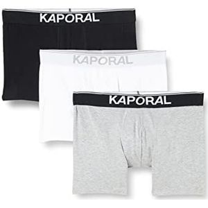 Kaporal Quad Boxershorts, zwart/wit/grijs, maat S, zwart/wit/grijs/melder, S