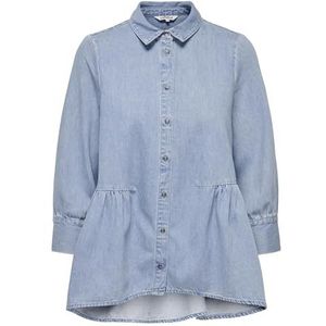 ONLY Onlmary Canberra Authentic DNM Noos Blouse voor dames, blauw (medium blue denim), 44