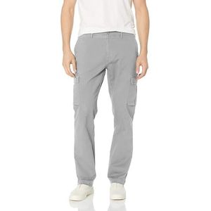 Amazon Essentials Men's Cargobroek, stretch, slim fit (verkrijgbaar in grote en lange maten), Licht Grijs, 28W / 28L