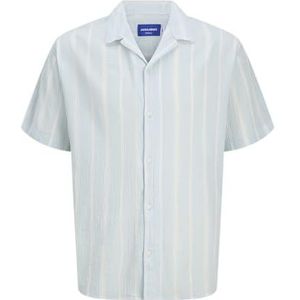 Jack & Jones Junior Overhemd  lichtblauw / wit