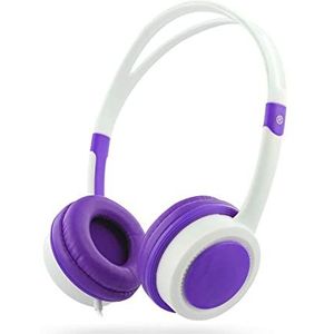 T'nB - CSKID2GIRL - Stereo-hoofdtelefoon - Wit/Paarse - 85 DB