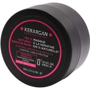 Kerargan - Ultra-Reparerend Haarmasker met Keratine voor Beschadigd en Gestrest Haar - Versterkend, Hydraterend en Beschermend - Zonder Sulfaten, GMO, Minerale Oliën - 100ml