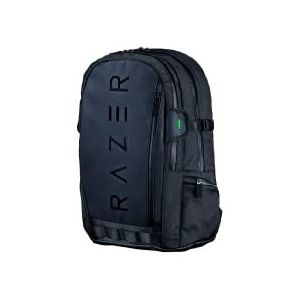Razer Rogue V3 Backpack (15,6"") Zwarte Editie - Compacte reisrugzak met een compartiment voor 15""-laptops (Slijtvast en kreukvrij polyester, Beschermend interieur) Zwart