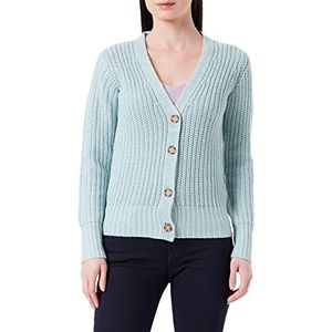 SOYACONCEPT dames gebreid vest, Green Haze, XS