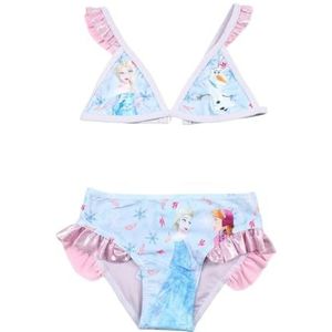 Frozen badpak, Elsa en Anna-ontwerp, perfect voor zomer- en wateractiviteiten voor meisjes, Mauve, 8 Jaren