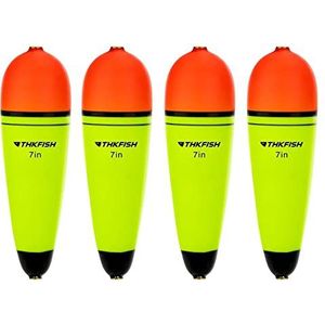 THKFISH Slip Bobbers Floats EVA-Slider-Bobbers Slip Kurken voor Zee Vissen Meerval Bobbers Assortiment Zoetwater 7""-4 STKS