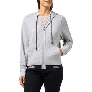 HUGO Sporty Logo_Jacket Loungewear_Jack, Medium Grey36, M, dames, Medium Grey36, M