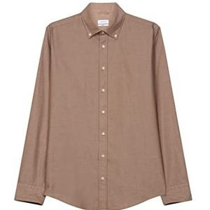 Seidensticker Heren 656272 Hemd, Bruin, 39