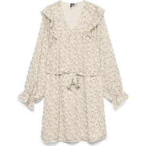 Vero Moda - Model 'PETRA' - A-lijn Jurk - Mini - V-hals - Chiffon