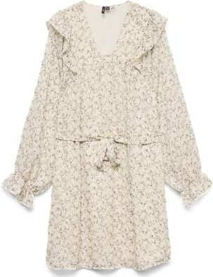 Vero Moda - Model 'PETRA' - A-lijn Jurk - Mini - V-hals - Chiffon