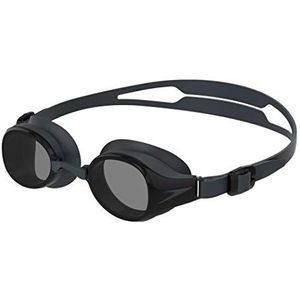 Speedo Hydropure optische zwembril voor volwassenen, uniseks, zwart/rook, -3,5