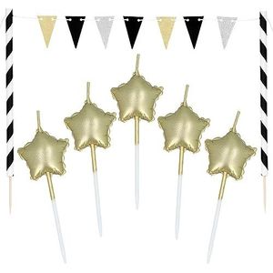 Boland 50364 - Taartdecoratie kit ""Party Time"", caketopper, kaarsjes, verjaardagsdecoratie, jubileum.