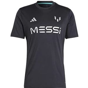 adidas HR4357 Messi TR JSY T-shirt zwart 2XL, Zwart, XXL