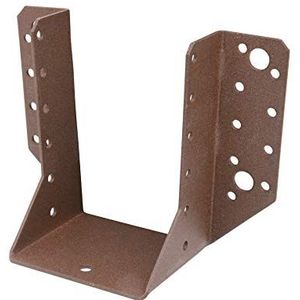 Alberts 300913 DURAVIS® balkdrager | type A | roestbruine dubbelzijdige coating | vrije breedte 80 mm | hoogte 120 mm