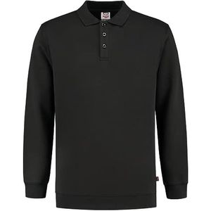 Tricorp 301016 Casual polokraag tailleband sweatshirt, wasbaar op 60 °C, 70% katoen/30% polyester, 280 g/m², wit, maat S