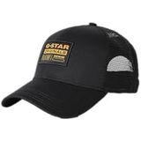 G-STAR RAW Embro Baseball Trucker Cap, zwart (dark black D24763-C693-6484), Eén maat