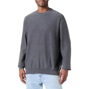 Armani Exchange Heren The Grid, Sustainable, Reverse Jersey Link Stitch Pullover Sweater Sweater, Eiffeltoren, M