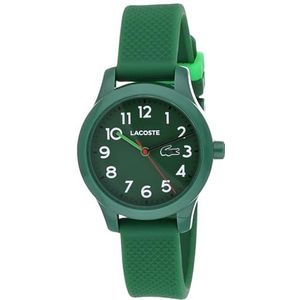 Lacoste Jongens horloges analoog kwarts siliconen 32012649, groen, Eén maat, armband