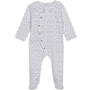 Gocco Lange pyjama met bloemenpatroon, gebroken wit, regular voor baby's, Gebroken wit, Regular