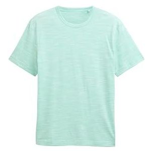 TOM TAILOR T-shirt voor heren, 38126 - Mint Green Injected, M