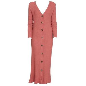 SOHUMAN strawen jurk, Roze, one size