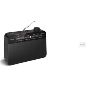 Philips TAR2509 FM/MW draagbare radio + Philips Ultra D-alkaline batterijen